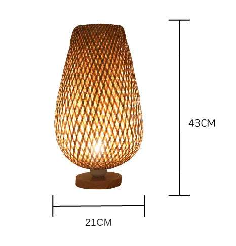 RetroBambooCraft – Vintage-Bambuslampen, handgefertigt