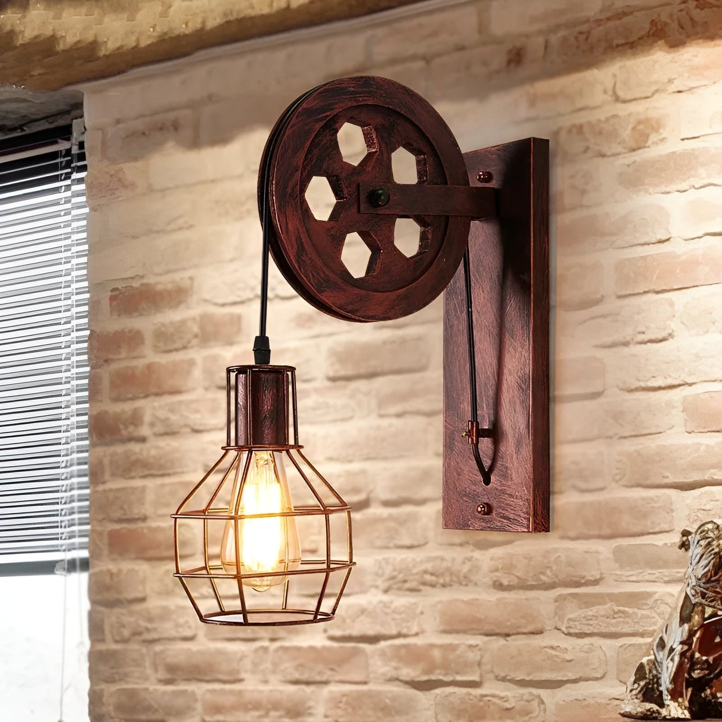 Vintage Industrial LED Wandleuchte - IronGlare | Brehn