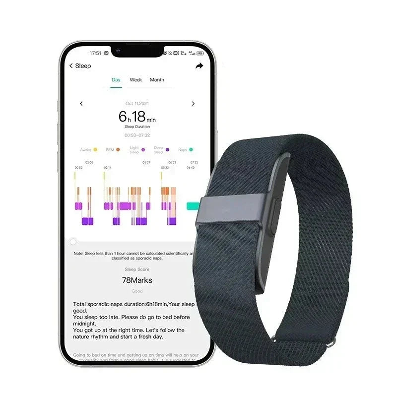 LifeTrack Aktivitätsarmband – Diskreter Fitness-Tracker mit Herzfrequenz- und Schrittzähler