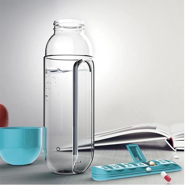 Vitamin Pillenbox Wasserflasche | Brehn