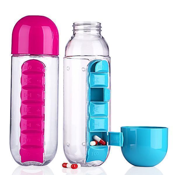 Vitamin Pillenbox Wasserflasche | Brehn