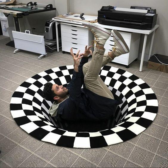 Vortex Illusion Teppich | Brehn