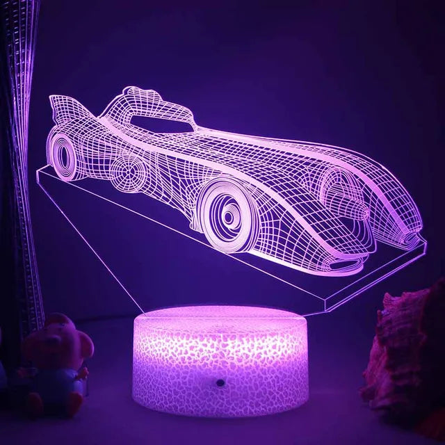 LED Nachtlicht - 3D Illusionslampe für das Kinderzimmer, USB-Ladung | Brehn