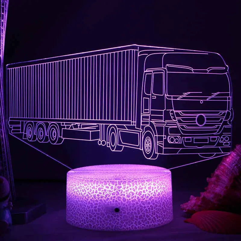 LED Nachtlicht - 3D Illusionslampe für das Kinderzimmer, USB-Ladung | Brehn