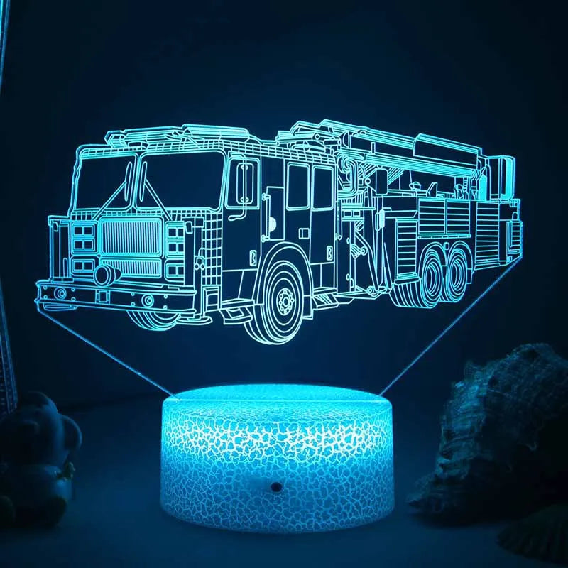LED Nachtlicht - 3D Illusionslampe für das Kinderzimmer, USB-Ladung | Brehn