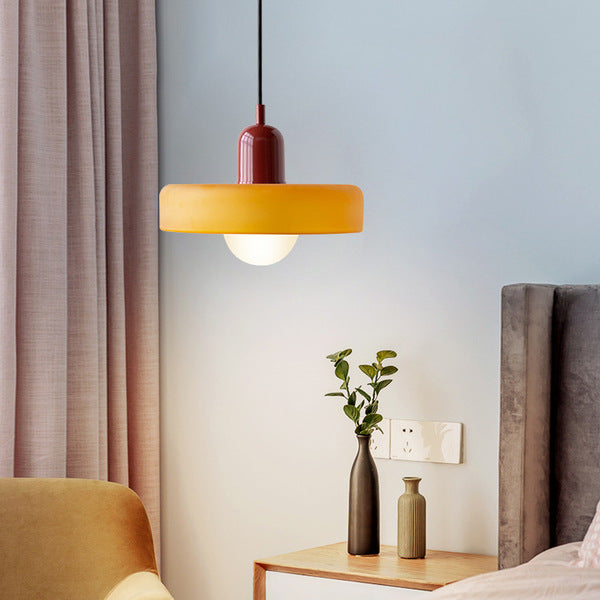Farbenfrohe Bauhaus-Style Pendelleuchte - StiloGlas | Brehn