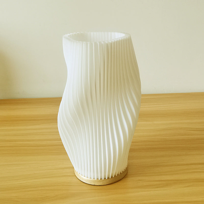 Brehn | Frenchlight Tischlampe - Elegante Falt-Tischlampe in Französisch Creme für stimmungsvolle Räume
