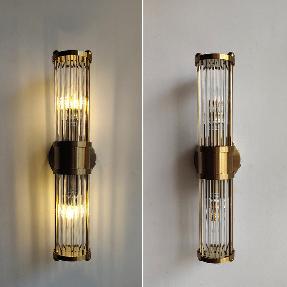 Klassische Wandlampe in Gold – Luxuriöse Beleuchtung für Badezimmer und Flur | Brehn