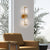 Klassische Wandlampe in Gold – Luxuriöse Beleuchtung für Badezimmer und Flur | Brehn