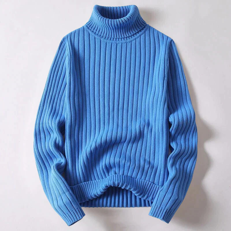 Herren-Rollkragenpullover aus Merinowolle