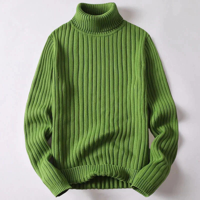 Herren-Rollkragenpullover aus Merinowolle