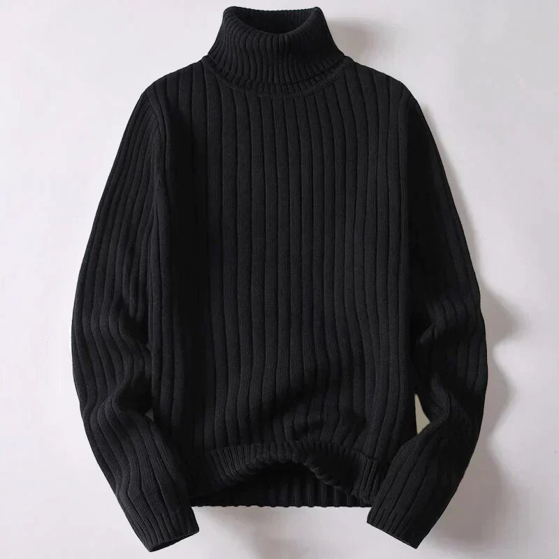 Herren-Rollkragenpullover aus Merinowolle