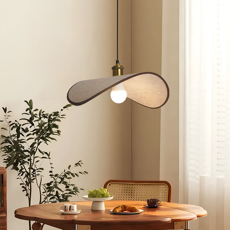 Wabi-Sabi-Blumen-Pendelleuchte für moderne minimalistische Interieurs
