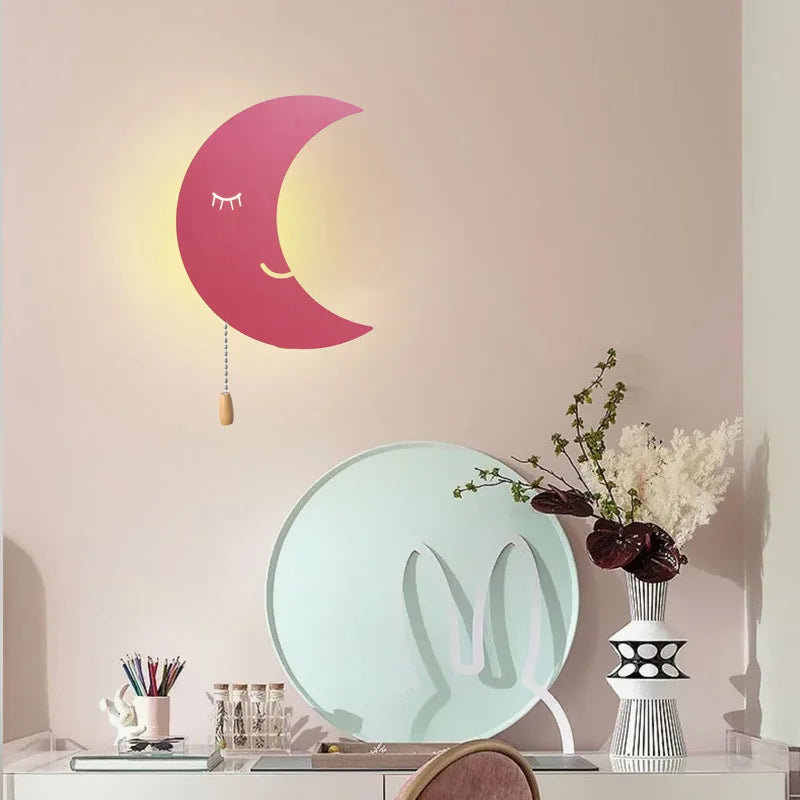 Brehn | Mond Wandlampe - Moderne Wandlampe für stilvolle Innenräume und atmosphärische Beleuchtung
