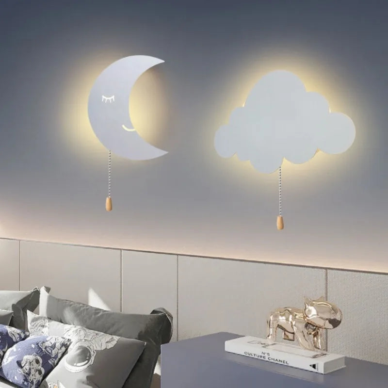 Brehn | Mond Wandlampe - Moderne Wandlampe für stilvolle Innenräume und atmosphärische Beleuchtung
