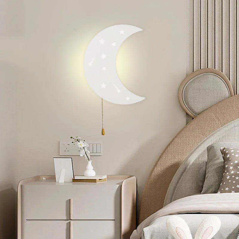 Brehn | Mond Wandlampe - Moderne Wandlampe für stilvolle Innenräume und atmosphärische Beleuchtung
