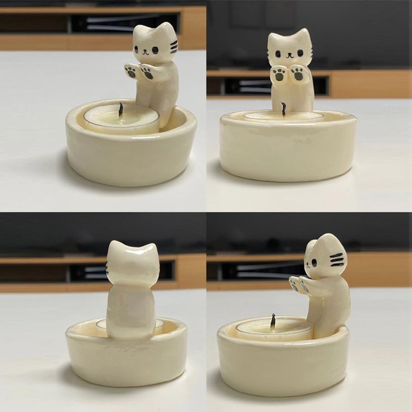 Brehn | Warmer Katzen Kerzenhalter