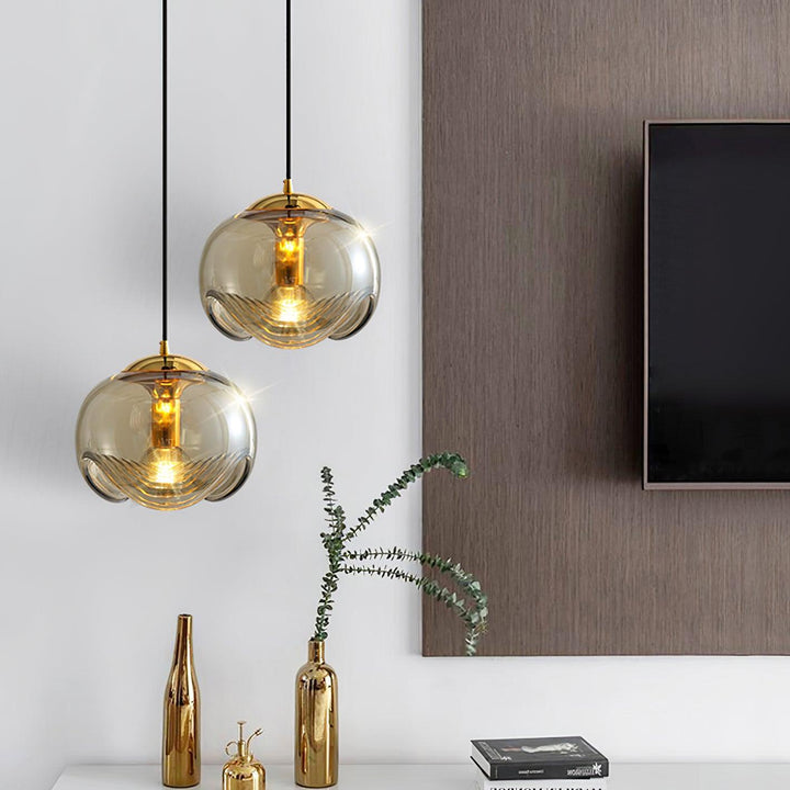 Brehn | LumiVague Deckenlampe - Moderne künstlerische Pendelleuchte für Ihr Interieur