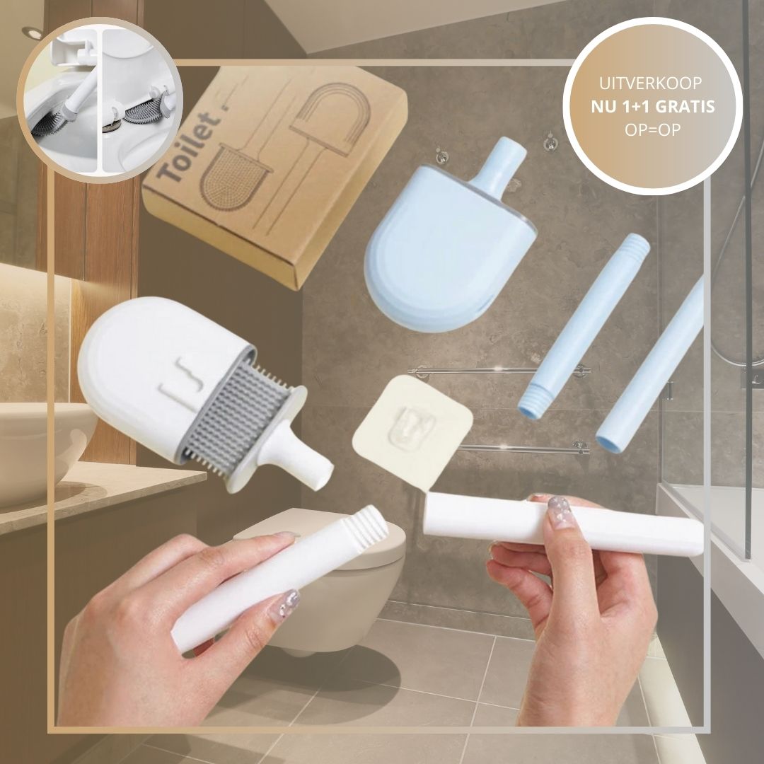 Brehn | LuxuraClean Toilettenbürste | Elegante und effektive Reinigung für eine funkelnde Toilette