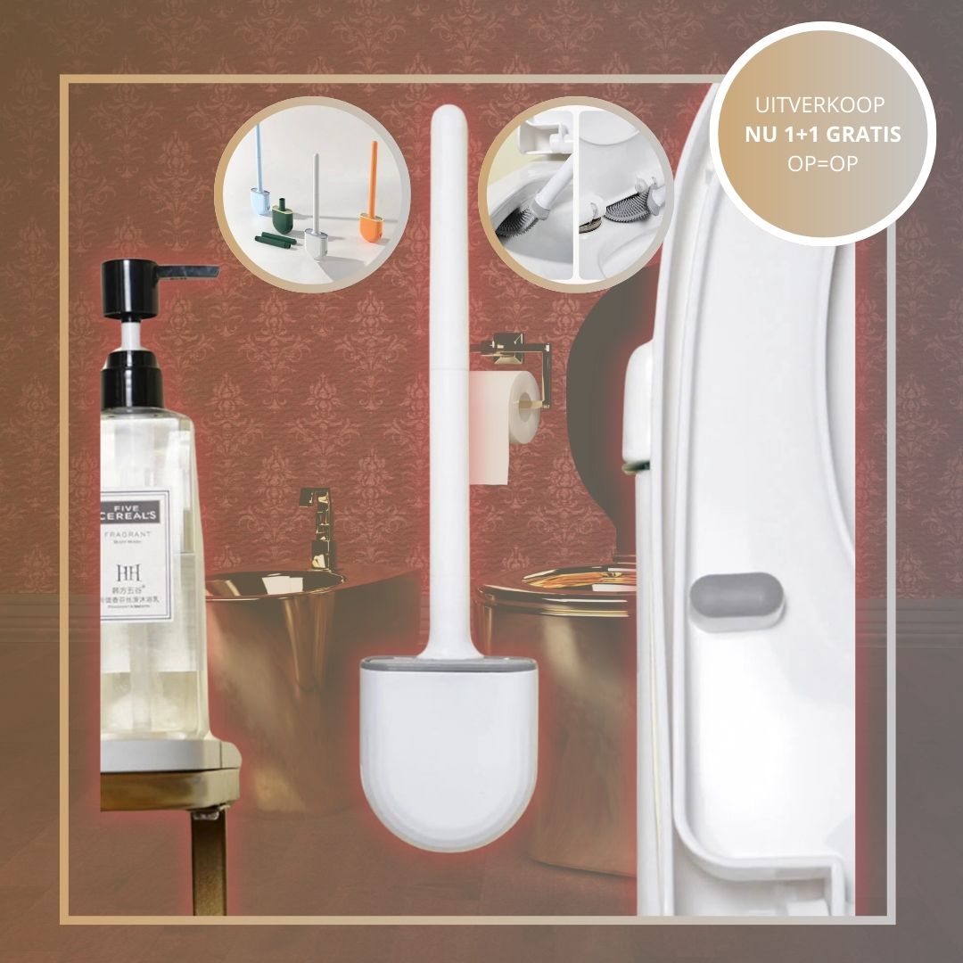 Brehn | LuxuraClean Toilettenbürste | Elegante und effektive Reinigung für eine funkelnde Toilette
