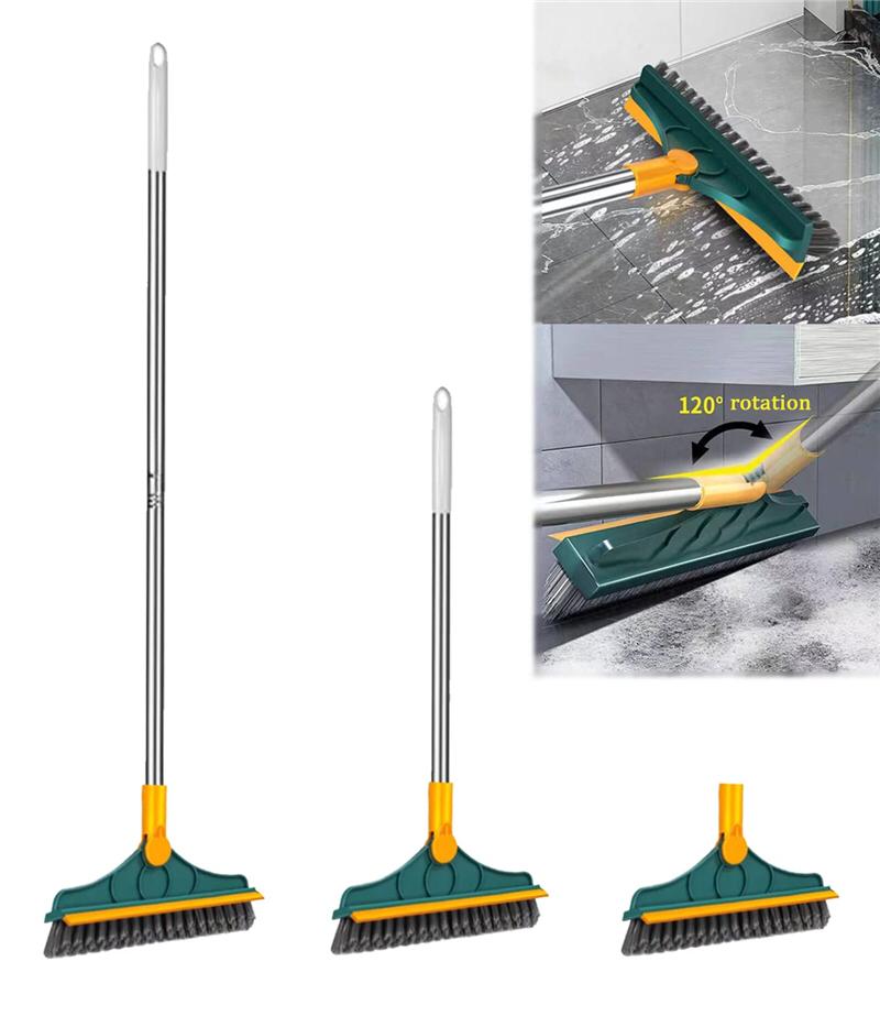 Brehn | LuxiClean Dual Action Bodenreinigungsbürste | Müheloses Reinigen und Kehren für ein funkelnedes Finish