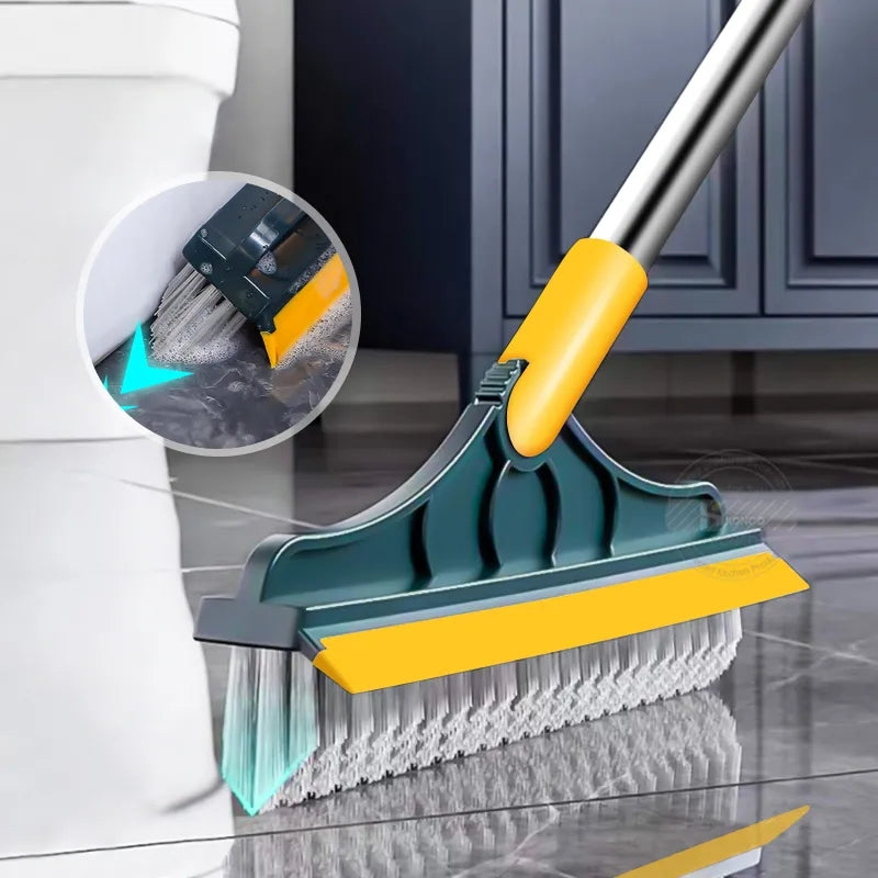 Brehn | LuxiClean Dual Action Bodenreinigungsbürste | Müheloses Reinigen und Kehren für ein funkelnedes Finish