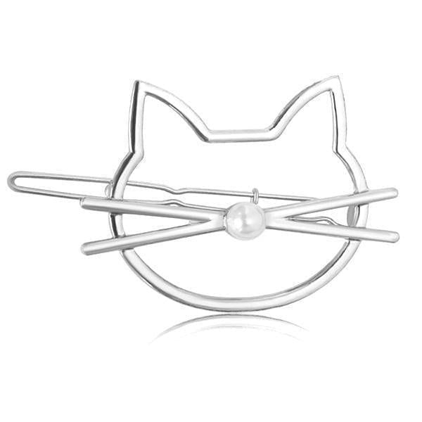 Whiskered Cat Perlenhaarnadel | Brehn