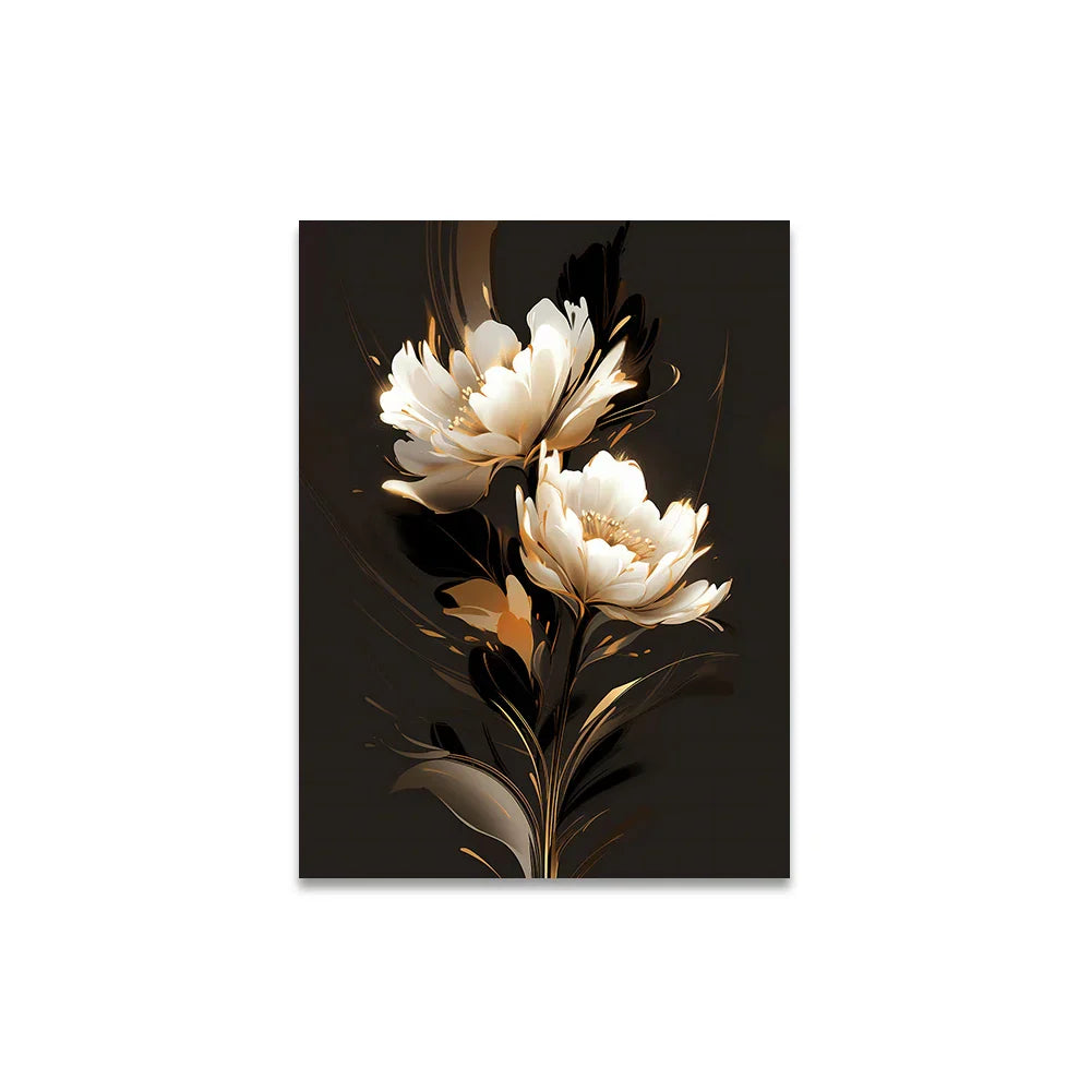 Weiße Blütenblätter Wandkunst Feine Kunstleinwanddrucke Moderne Botanik Florale Bilder Für Wohnzimmer Schlafzimmer Hotelzimmer Kunst Dekor