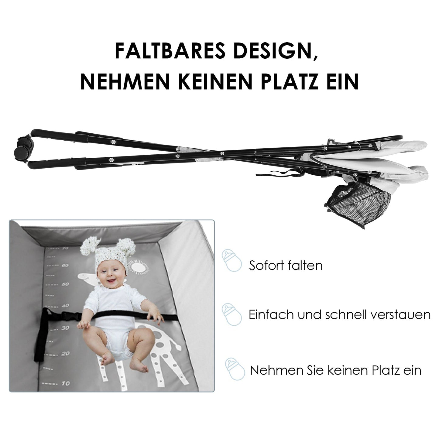 Wickeltisch Klappbar Baby Wickelkommode | Brehn