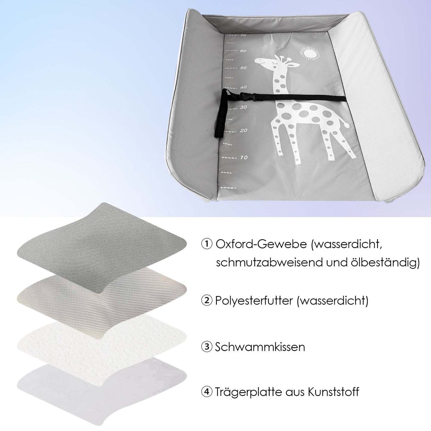 Wickeltisch Klappbar Baby Wickelkommode | Brehn