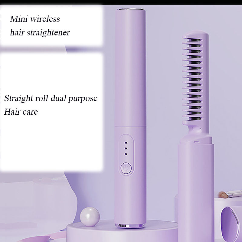 Brehn | Wireless Anti-Burn Tragbarer Haarglätter Kamm