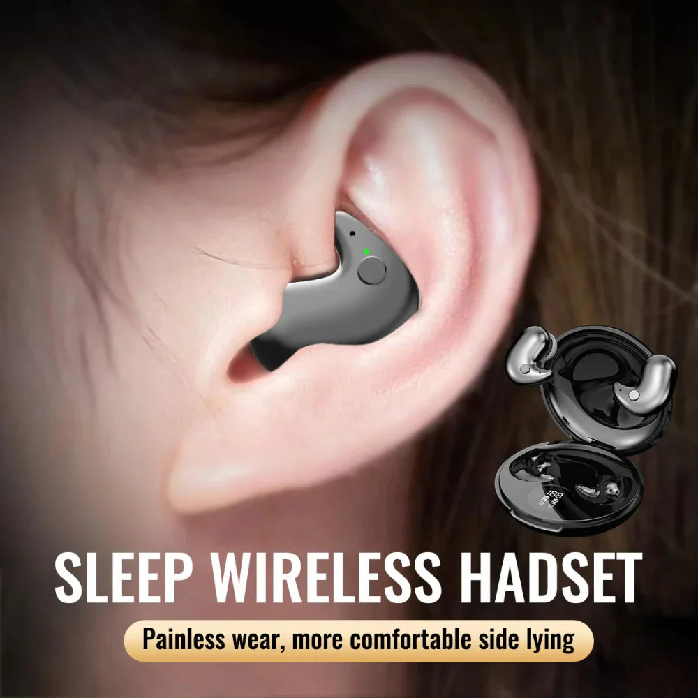 Bluetooth-Ohrhörer, kabellose In-Ear-Kopfhörer, Ladecase