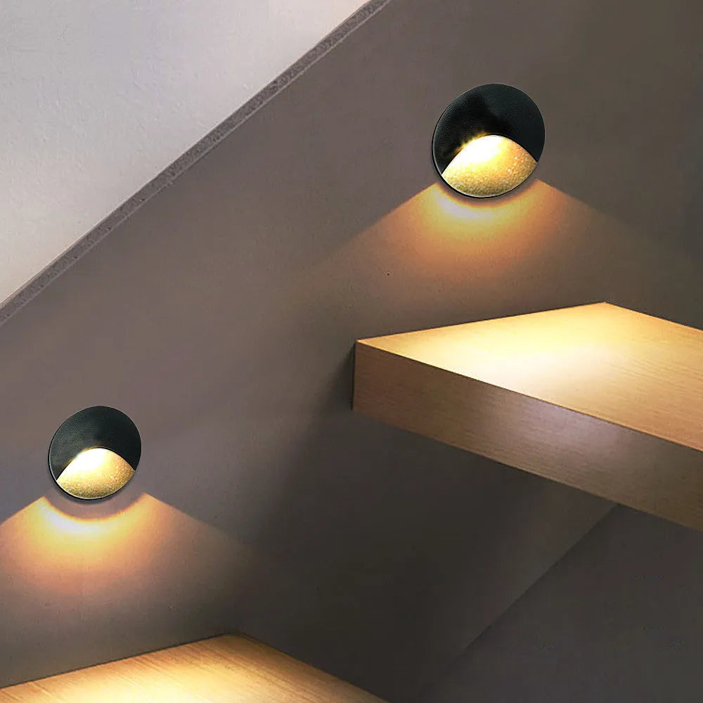 Brehn | Wasserdichte LED Treppenlampe zum Einbauen – Aluminium, Energieeinsparung, Stilvoll