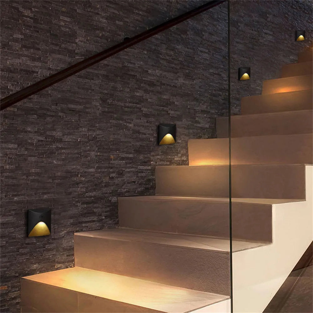 Brehn | Wasserdichte LED Treppenlampe zum Einbauen – Aluminium, Energieeinsparung, Stilvoll