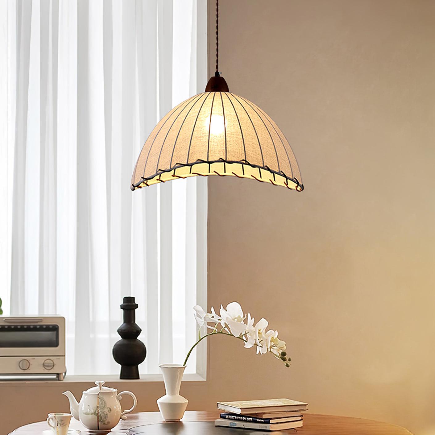Brehn | Pendelleuchte mit natürlichen Materialien und sanftem Licht