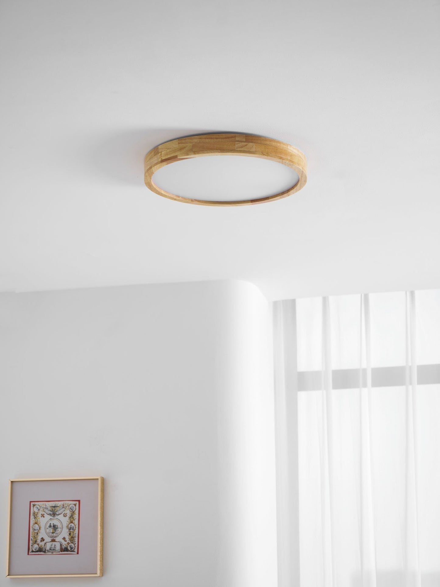 Holz Flush Mount Deckenleuchte | Brehn