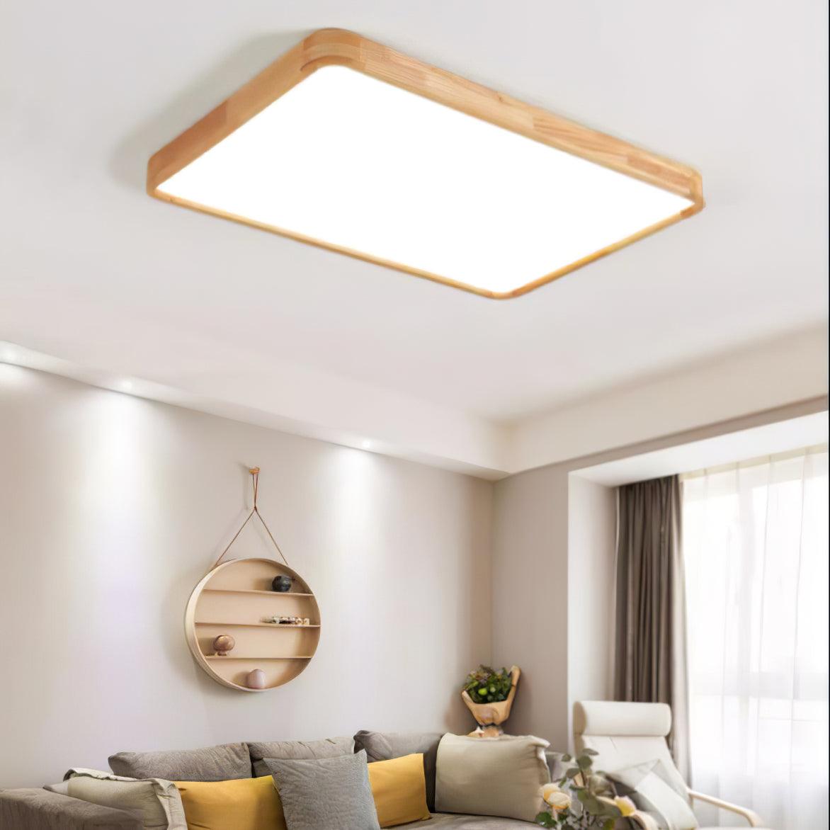 Holz Flush Mount Deckenleuchte | Brehn