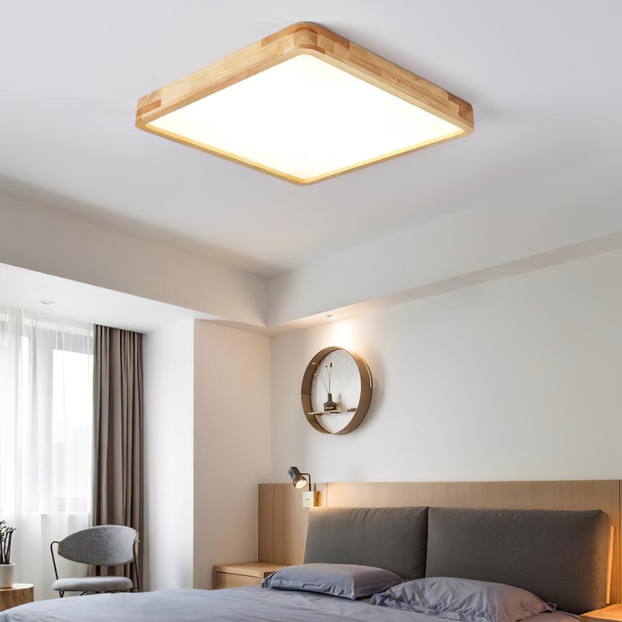 Holz Flush Mount Deckenleuchte | Brehn