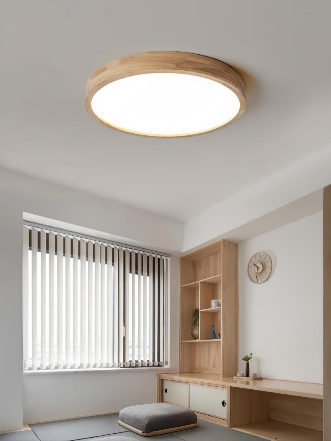 Holz Flush Mount Deckenleuchte | Brehn