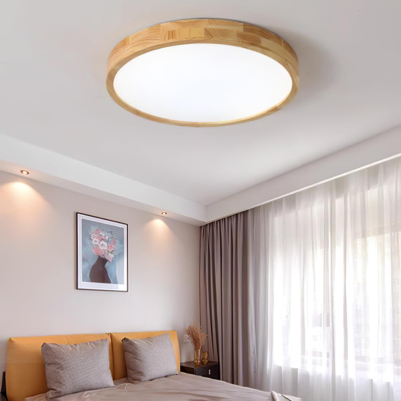 Holz Flush Mount Deckenleuchte | Brehn