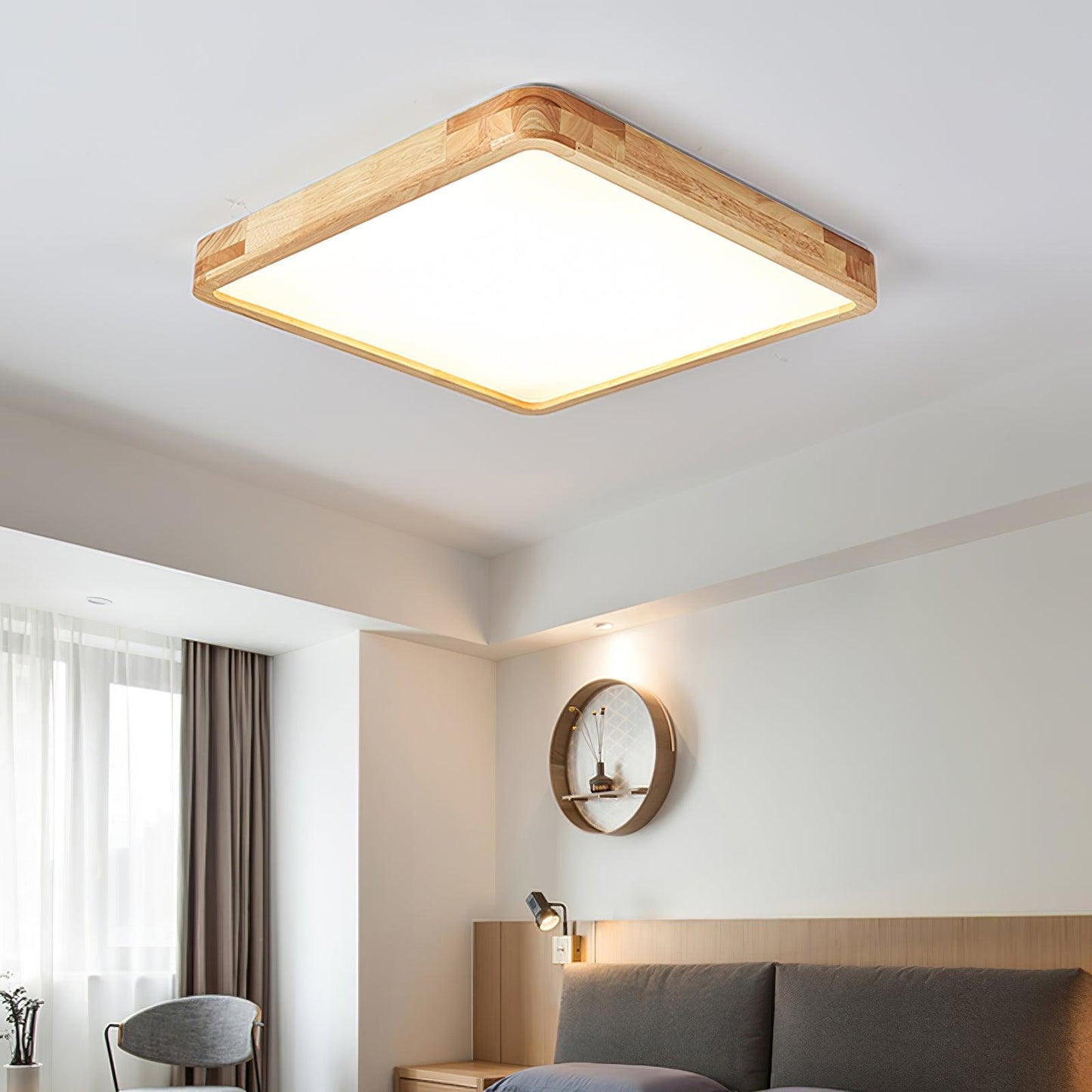 Holz Flush Mount Deckenleuchte | Brehn