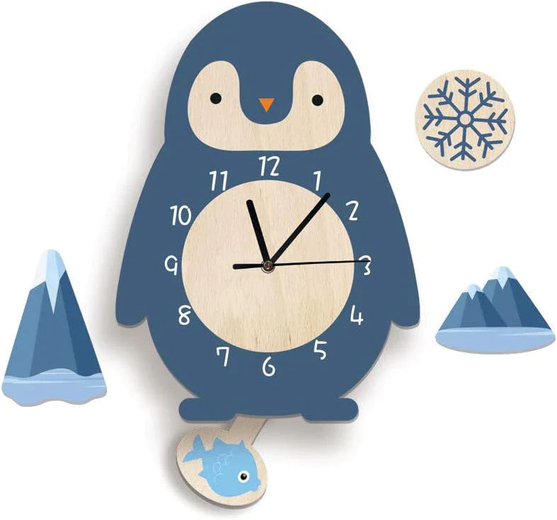 Brehn | Tier Wanduhr für Kinder