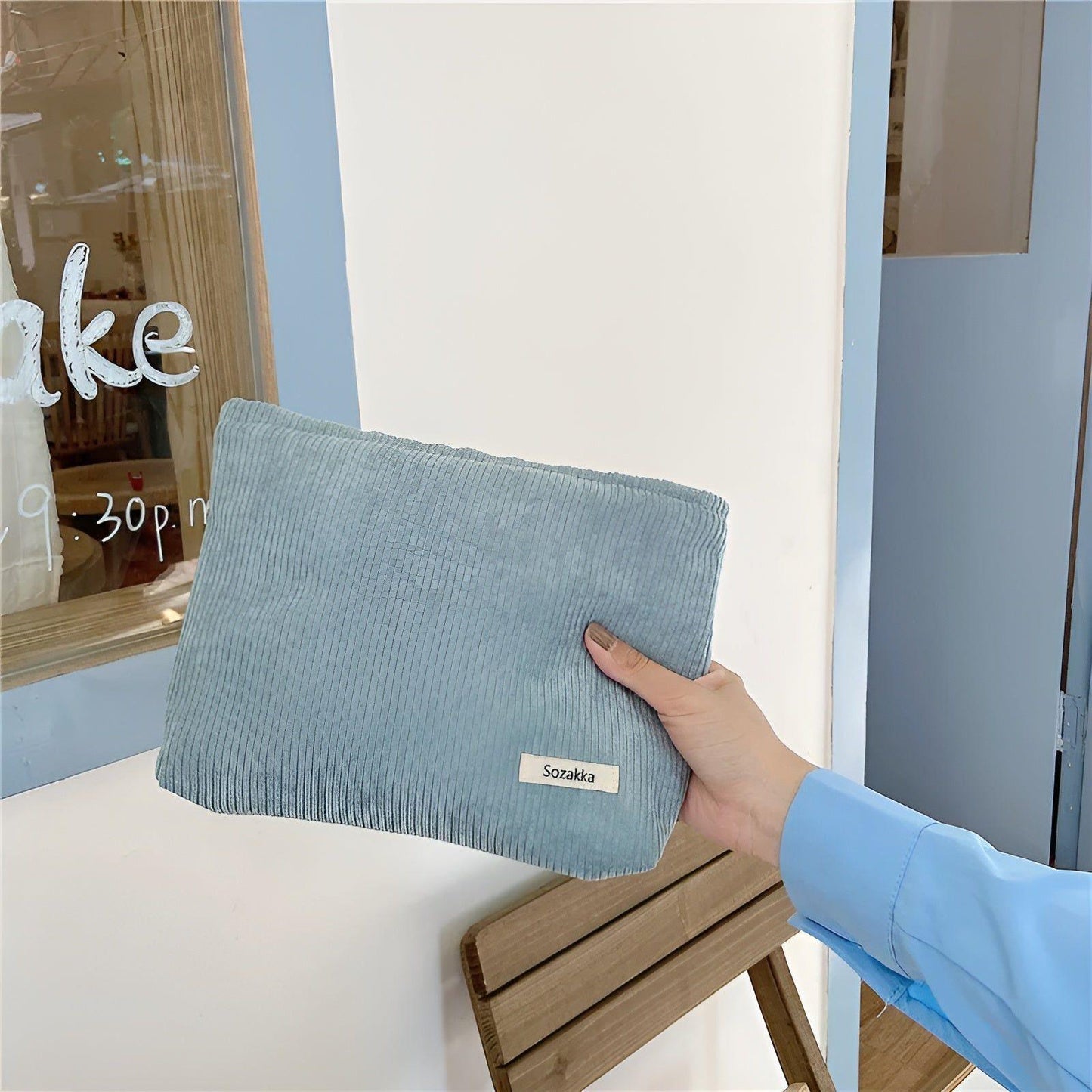 CorduroyGlam Tasche – Geräumige Kosmetiktasche aus Cord