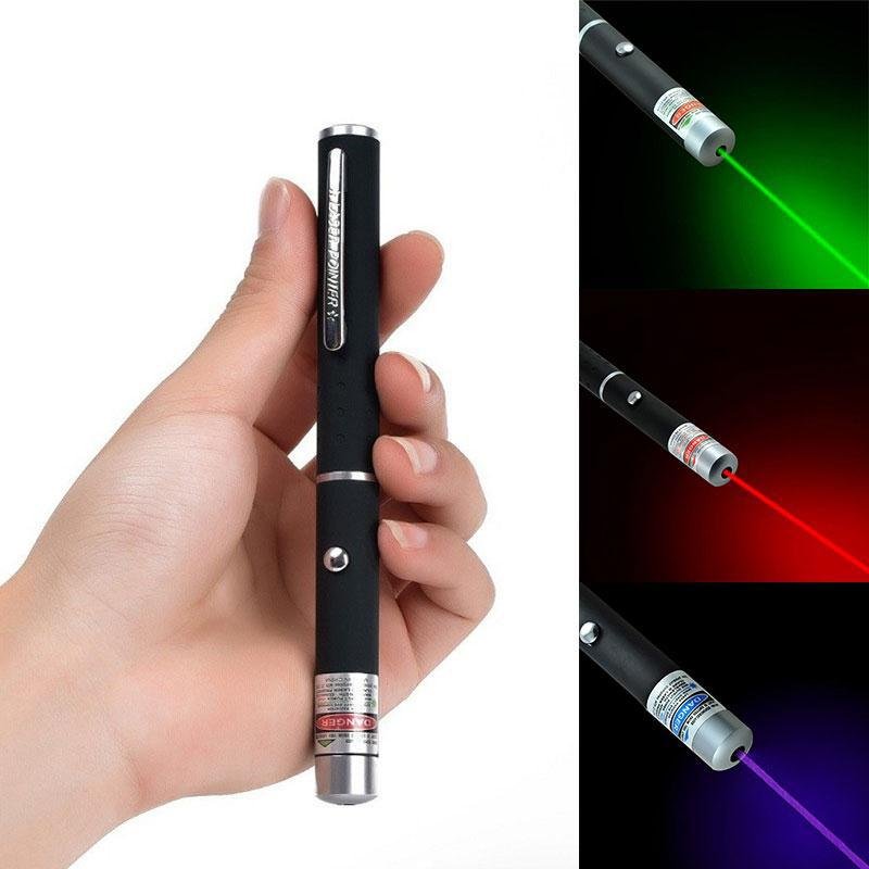Brehn | Hochleistungs-Laserpointer mit mehreren Farben – Rot, Grün, Blau-Violett