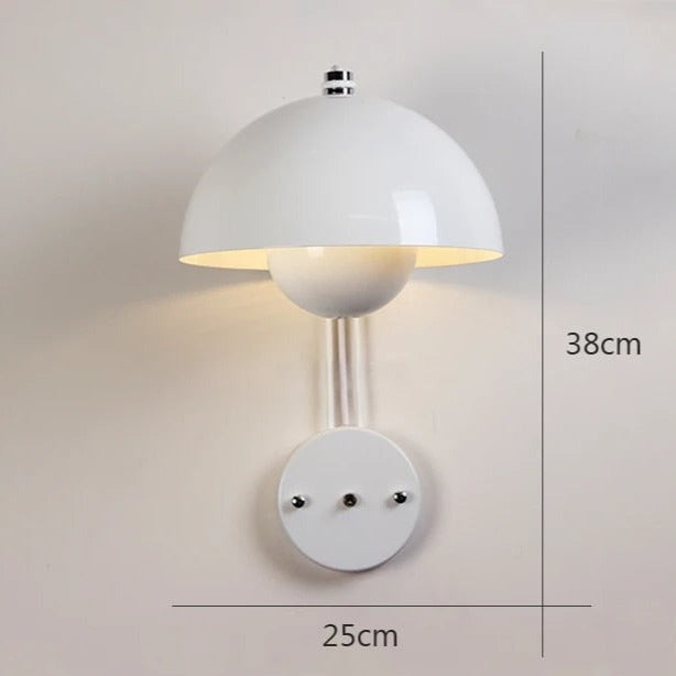 Moderne LED-Wandleuchte mit Pilzmotiv | Stilvolles Nachtlicht für Schlaf- und Wohnzimmer