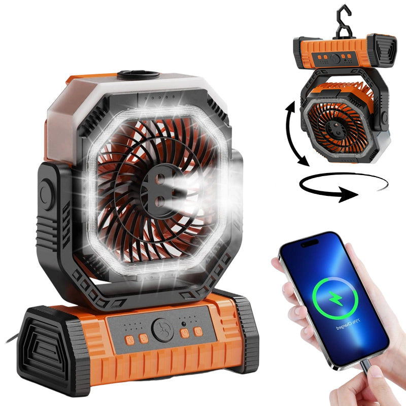 Wiederaufladbarer Outdoor Camping Ventilator Licht | Brehn