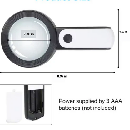 30-fache Vergrößerungsglas für Senioren