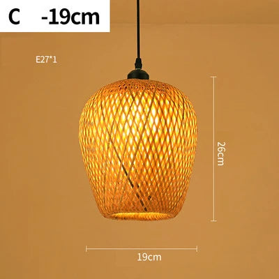 Handgefertigte Rattan-Pendelleuchte | Natürliches Licht für Wohn- und Esszimmer | Gemütlicher Boho-Stil
