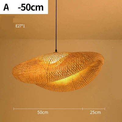Handgefertigte Rattan-Pendelleuchte | Natürliches Licht für Wohn- und Esszimmer | Gemütlicher Boho-Stil