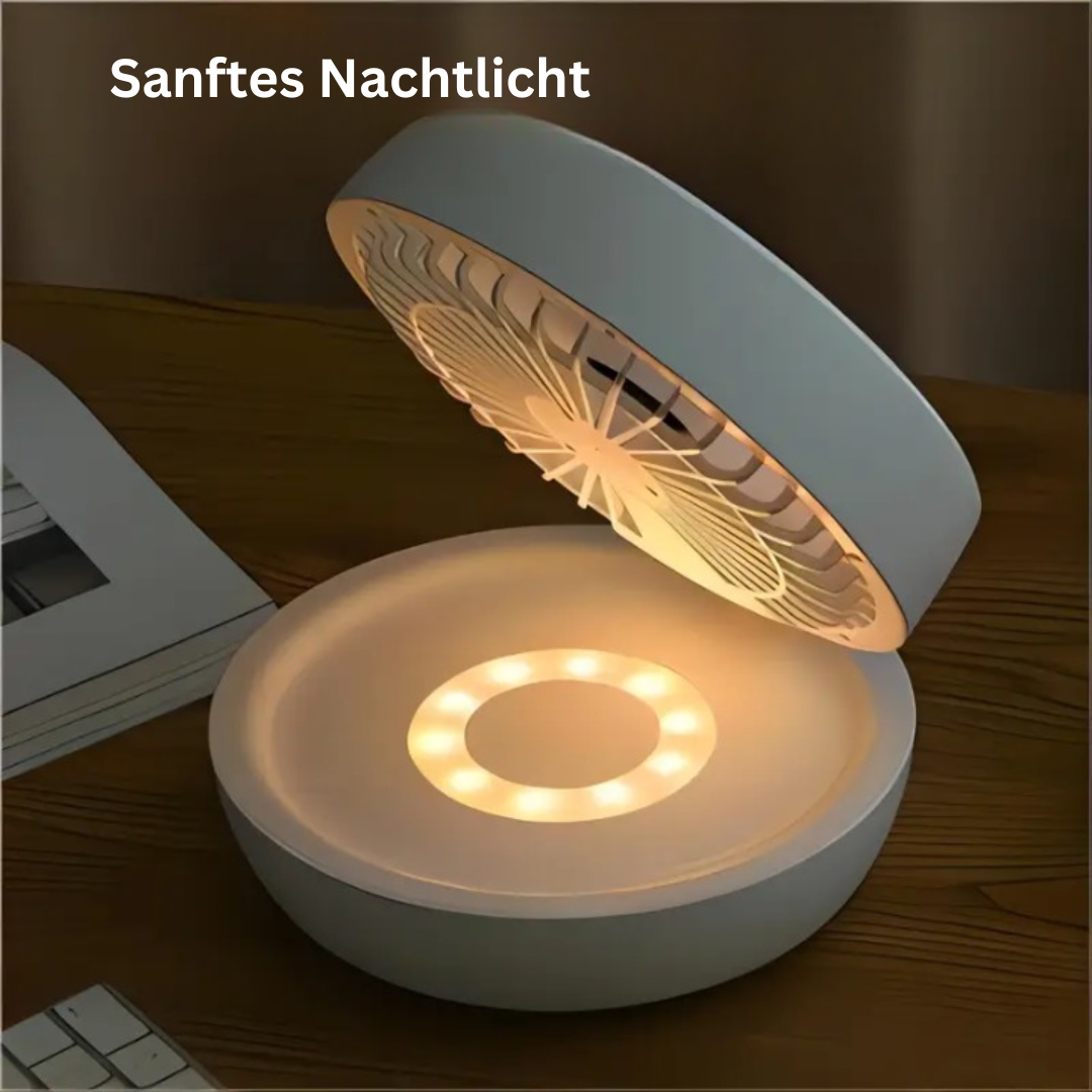 Tragbarer Wandventilator | Multifunktional, USB-Akku und flüsterleise für Zuhause, Büro und den Außenbereich | Brehn